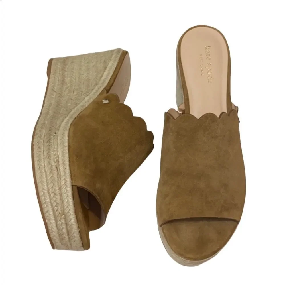Kate Spade Toby Wedge Sandals Size 10
